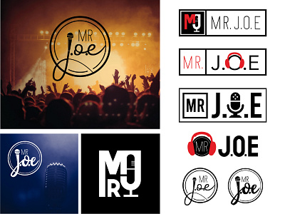 Mr. J.O.E emcee graphic design logo design