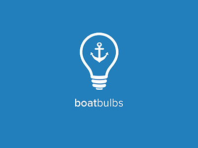 Boat bulbs logo boat branding bulb camper caravan clean light logo ship simple yacht