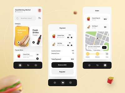 Delifood - Food Delivery App Concept