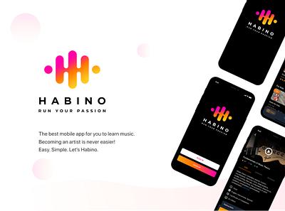Project HABINO - Music Learning Mobile App app education icon mobile mobileapp music ui ux visual