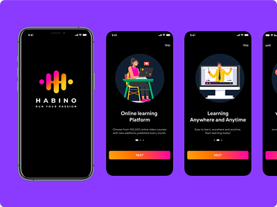 Project HABINO - Welcome Screens