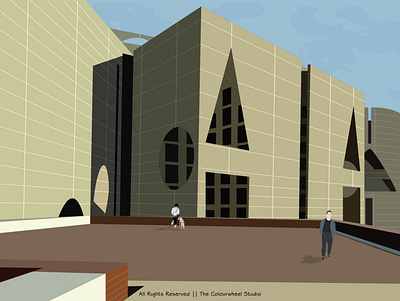 National Parliament Building || Louis Kahn & Muzharul Islam architect architects architecture art artist design illustration vector