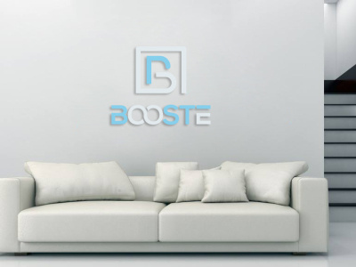 BOOSTE logo business logo design eye catching logo design flat logo logo logo design logodesign minimalist logo modern logo unique logo