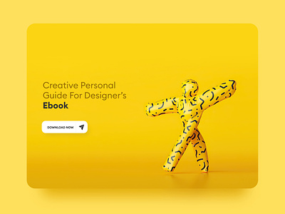 Creative hero header 3d art dance design illustraion illustration illustrator typography uidesign uiux web