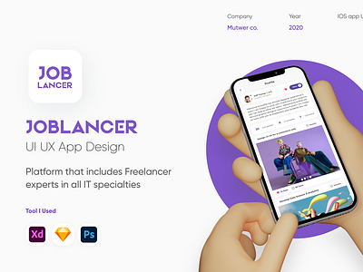 Joblancer app design