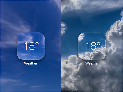 App Icon - Daily UI #005 app celsius daily degrees icon interface mobile ui user weather