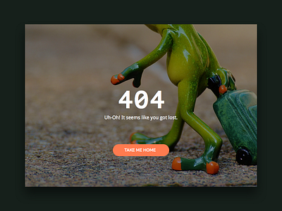 404 Page - Daily UI #008