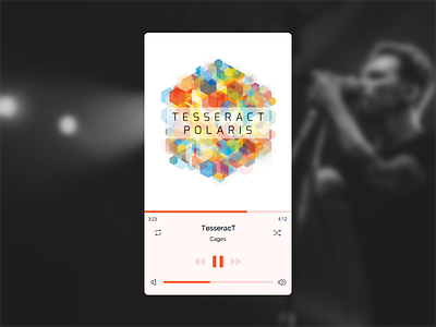 Music Player - Daily UI #009