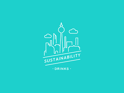 Sustainability drinks badge