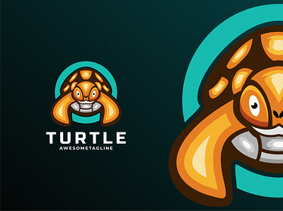 Turtle logo design 3d branding colorful design graphic design illustration logo mascot turtle