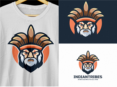 Indian tribes logo design