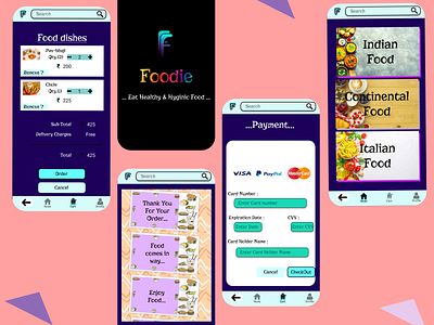Foodie_mobile_app_design app food mobile app design uidesign