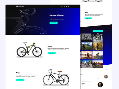 Ecommerce Website - Roar Bikes bicycle bicycle website bicycles bikes cycle design ecommerce ecommerce website landing page online bike store online store personas store ui uidesign uiux uiux design ux web page website