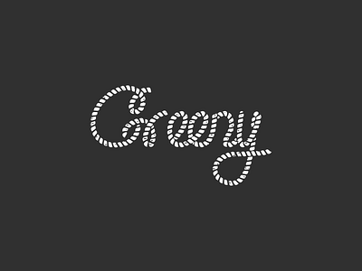 Greeny identity letter lettering logo logotype rope symbol typography