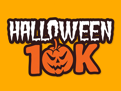 Halloween 10K brand id logo