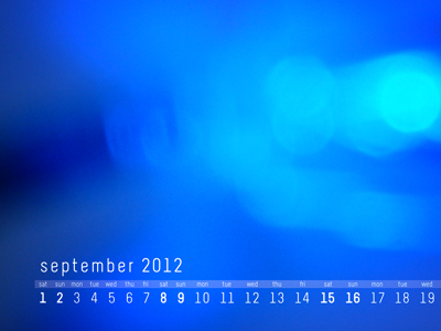 September 2012 Desktop Calendar calendar desktop photo wallpaper