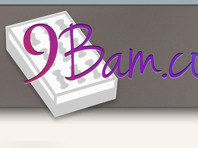 Email Newsletter - Header 9bam.com drop shadows email gradient grays greys header newsletter pink purple