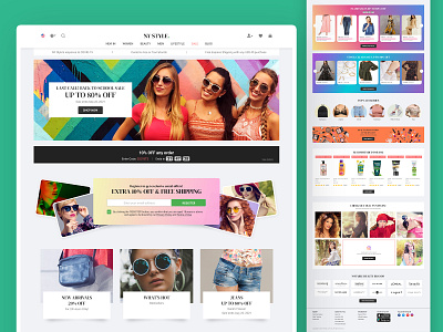 Ecommerce Website Design for NY Style