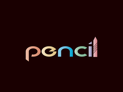 Wordmark Pencil logo