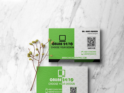 Online Business Card business card business card design business card template card design digital digital business card online business card