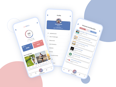 Livwell Mobile App Iteration app design app ui ux mobile app design mobile ui