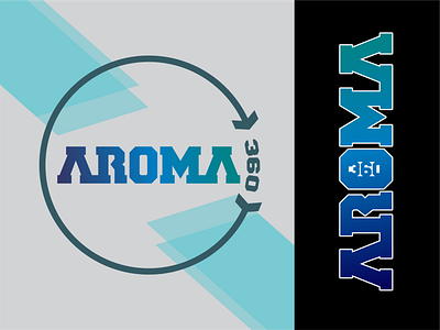 AROMA design flat icon illustration illustrator logo vector