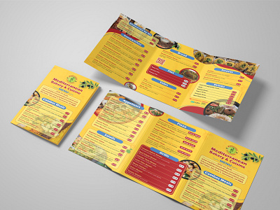 Mediterranean Bakery & Cuisine Food Menu Design