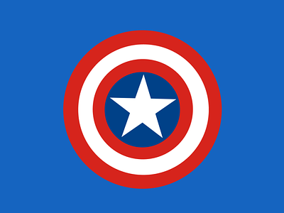 Captain American | Avenger | branding canceptual design dribbbler dribbblers illustration minimal
