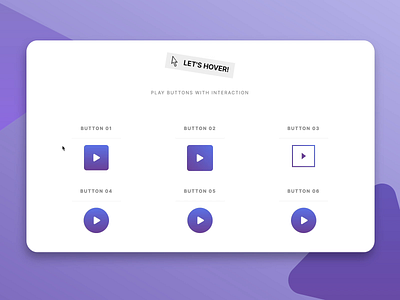 Let's Hover! design ui web