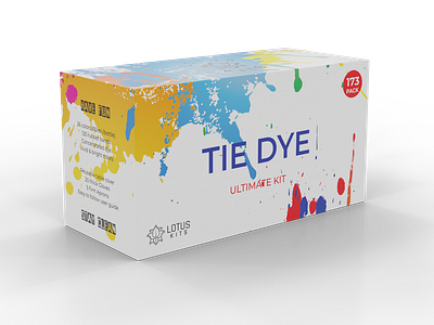 TIE DYE Product Packaging Box