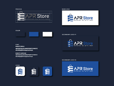 APR Store visual identity awesomelogo branding creativedesign creativeidea graphicdesign logo minimalist visualidentity