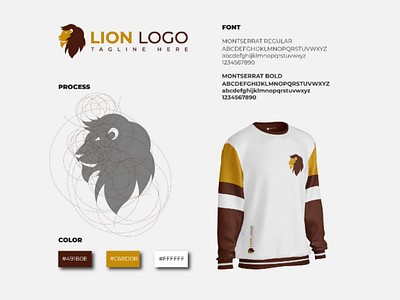 Lion logo branding graphic design logo visual identity