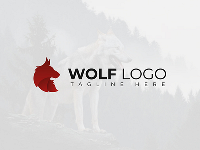 Wolf logo brand branding creative idea golden ratio graphic design logo design minimalist