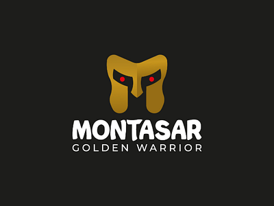 Warrior helmet and M logo brand branding logo logodesign logoinspiration logotype minimalist