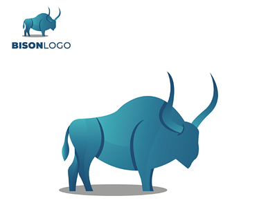 Bison logo awesomelogo bisonlogo brand creativity graphicdesign illustrator logo logodesign