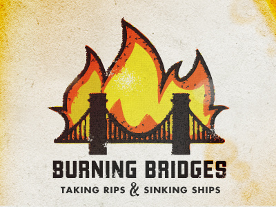 Burn em' to Hell branding identity logo