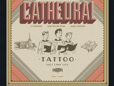 Cathedral Tattoo patterns tattoo texture type web design