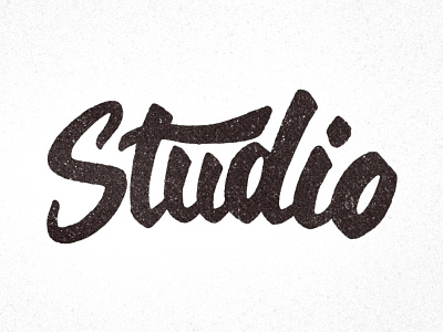 Studio 1 color black design hand lettering lettering retro shofner texture type typography