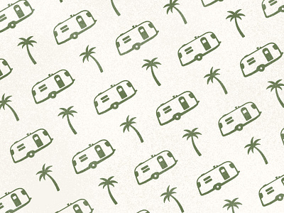 Vintage Airstream Pattern