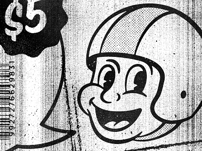 Speed Racer 1950s 50s 50s advertising black comic distressed halftone illustration retro scan texture type vintage