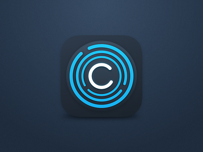iOS app icon for crypt service app coin crypt engine finance icon ios map pay payment service