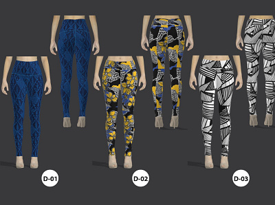 Leggings Trends Collection 2021 3d 3drendering activerwear activewear apparealdesign design fashion design fashionindustry flat flat design flatdesign graphics illustration illustrator pattern design photoshop sportswar summer technicaldesig yoga