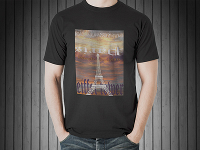 T-Shirt Design 3d apparealdesign design eiffeltower fashion fashion design fashionindustry flat flatdesign graphics design illustration illustrator photoshop sketch summer tech peck technicaldesig tshirt tshirt design typography