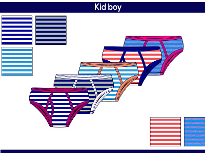 Kids Underwear apparealdesign design fashion design flatdesign pattern design summer technicaldesig underwear