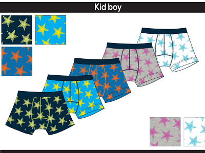 Kids Underwear apparealdesign design fashion design flatdesign pattern design summer technicaldesig underwear