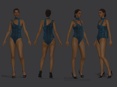 Reversible Swimwear 3d 3drendering apparealdesign design fashion design fashionindustry flat flatdesign illustration pattern design reversibleswimwear swimwear technicaldesig