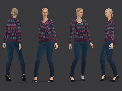 Sweater Design 3d 3drendering apparealdesign design fashion design flatdesign illustration knitdesign pattern design sweaterdesign technicaldesig