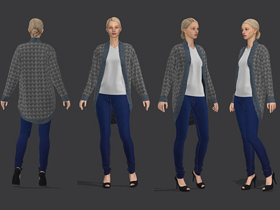 Sweater Design 3d 3drendering apparealdesign design fashion design flatdesign illustration knitdesign pattern design sweaterdesign technicaldesig