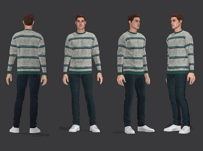 Sweater Design 3d 3drendering apparealdesign design fashion design flatdesign illustration knitdesign pattern design sweaterdesign technicaldesig