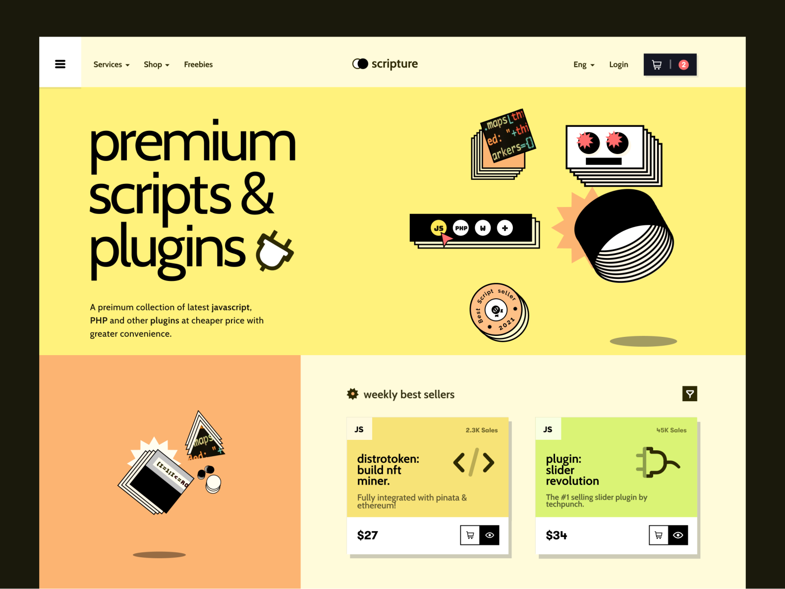 Script and Plugin Marketplace by Jamal Hayder on Dribbble